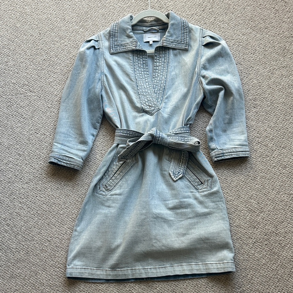 Current/Elliott Blue Denim Dress